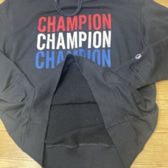 Champion Hoodie Spellout Logo Fleece - Picture 3 of 13